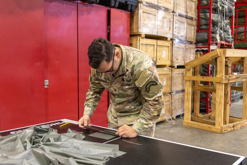 Army Rigger Competition Marks 75th Anniversary of the Parachute Rigger Corps