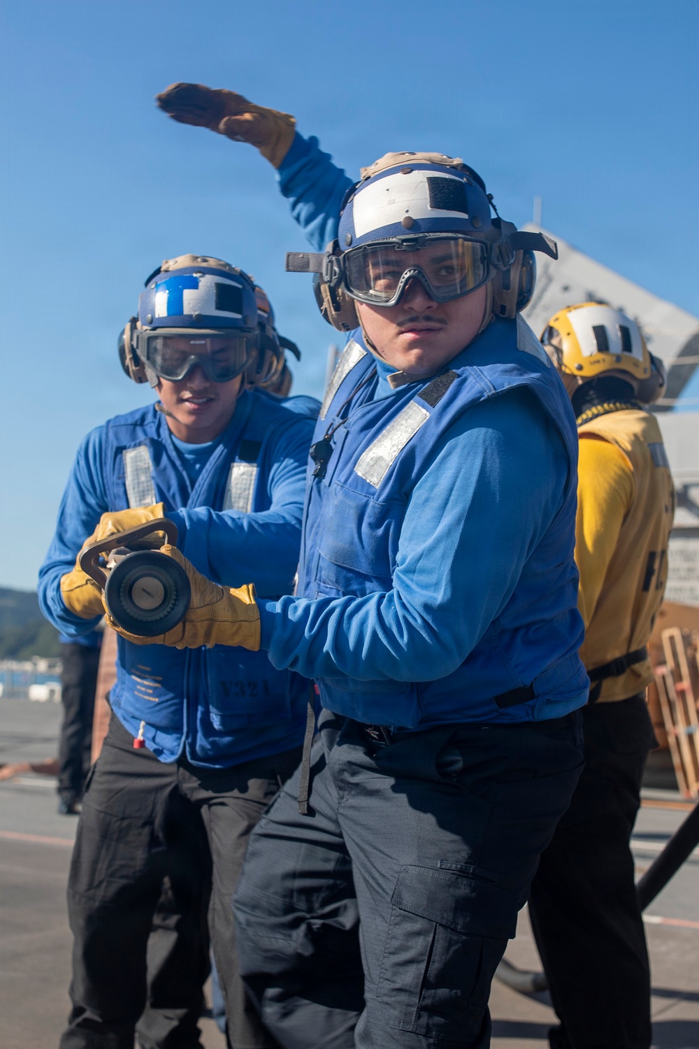 Mass Casualty Drill Aboard USS Tripoli