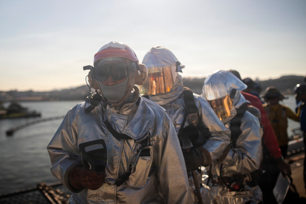 Mass Casualty Drill Aboard USS Tripoli