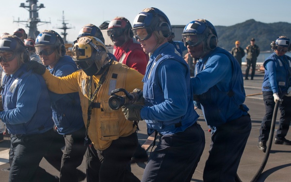 Mass Casualty Drill Aboard USS Tripoli