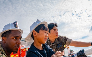 USAF and ROKAF firefighters kick off Fire Prevention Week