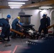 USS Essex conducts anchor drop testing while underway