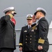 USS Tripoli Holds Change of Command Ceremony