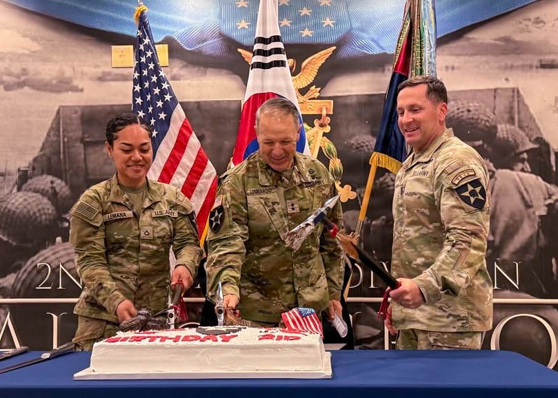 2ID 108th Birthday cake cutting