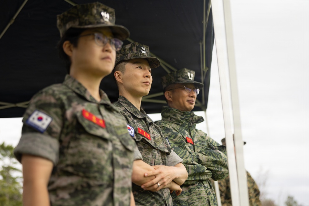12th LLB Hosts a Key Leader Engagement for ROK Marine Corps