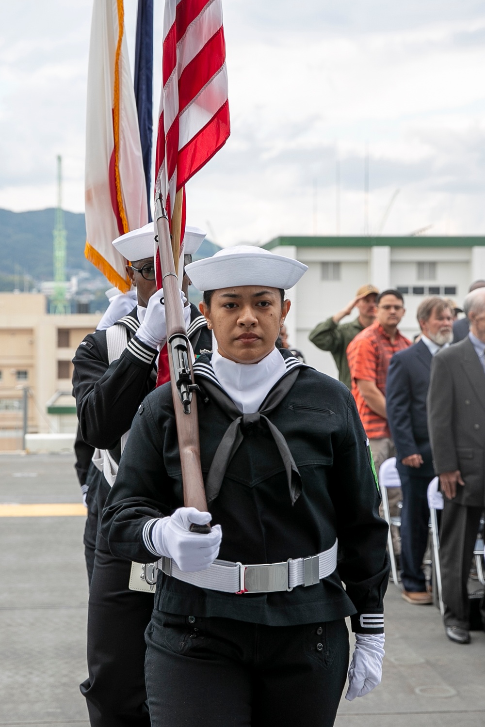 USS Tripoli Holds Change of Command Ceremony