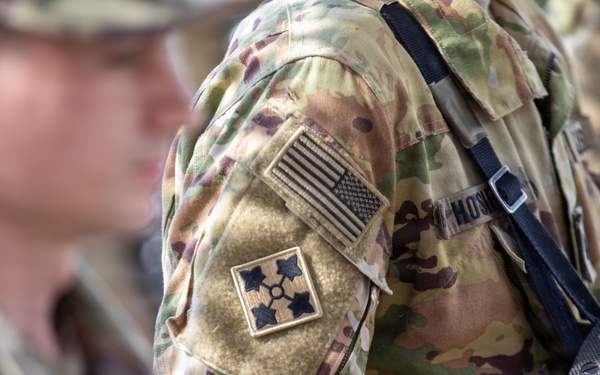 Task Force Nighthawk Patching Ceremony