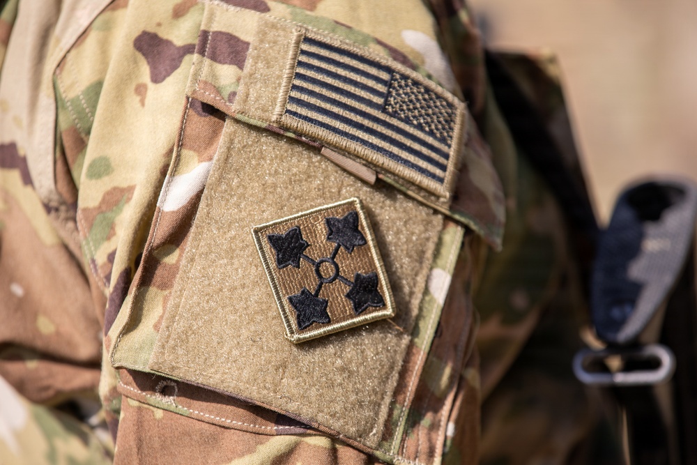 Task Force Nighthawk Patching Ceremony