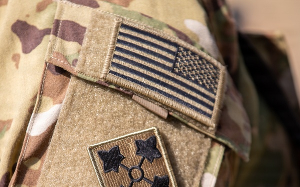 Task Force Nighthawk Patching Ceremony