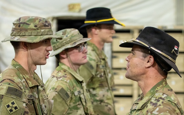 Task Force Nighthawk Patching Ceremony