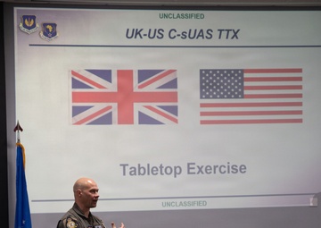 48th Fighter Wing hosts US-UK Counter-Drone Tabletop Exercise