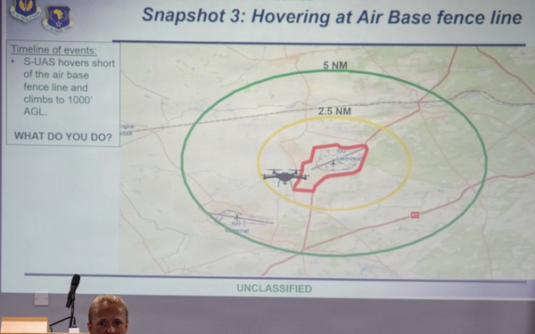 48th Fighter Wing hosts US-UK Counter-Drone Tabletop Exercise