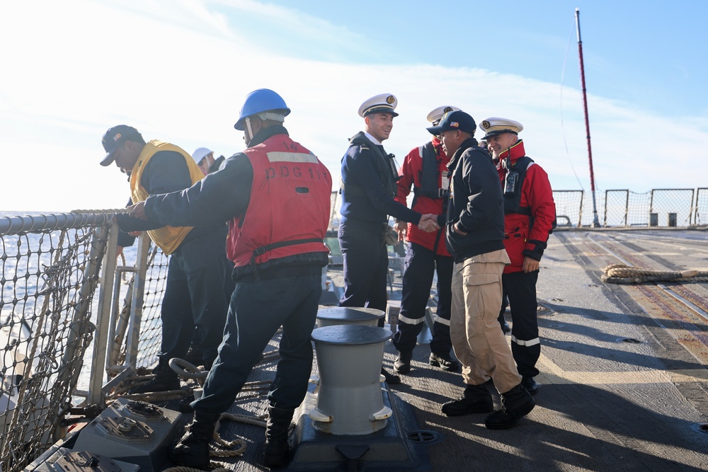 USS Paul Ignatius (DDG 117) arrives in Toulon Naval Base, France