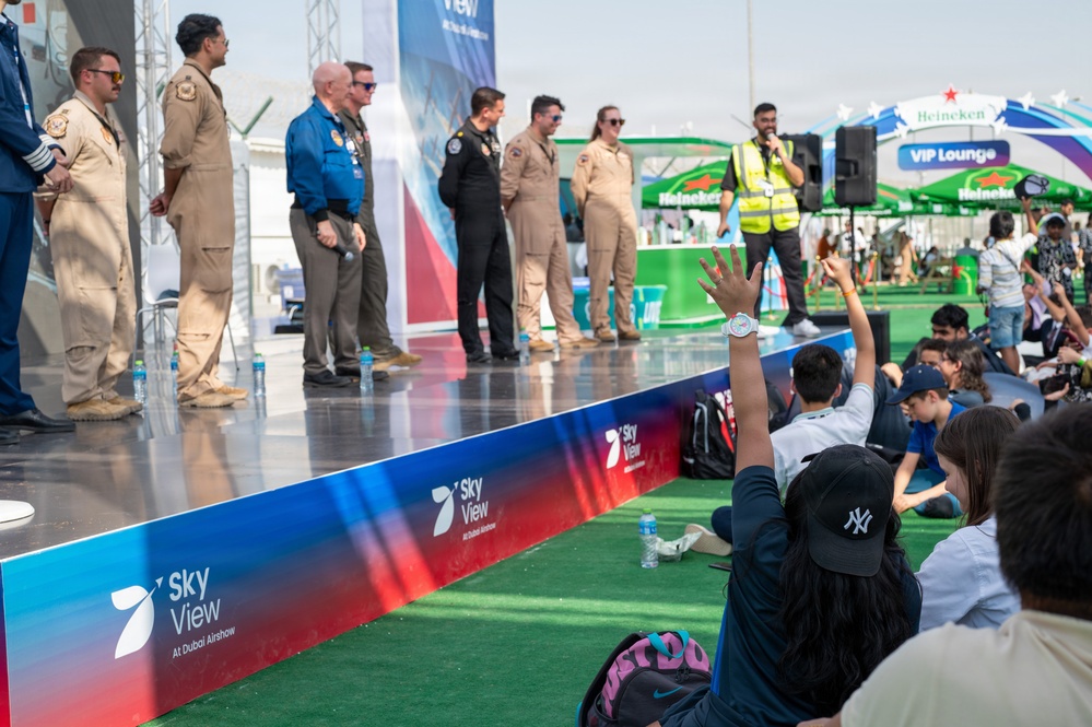 Building Partnerships: U.S. Pilots Engage Students at Dubai Airshow 2025
