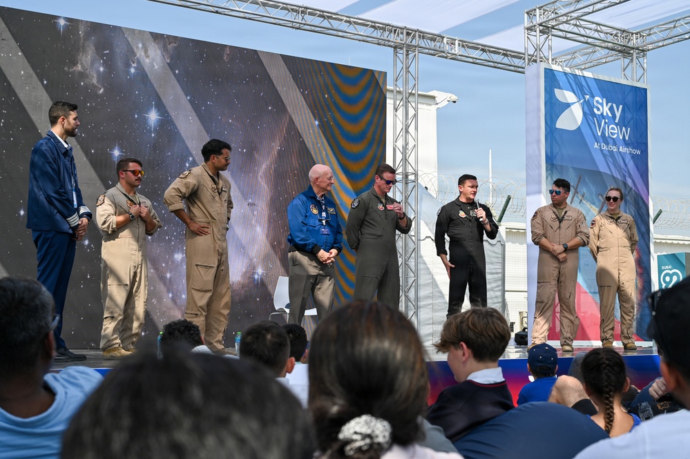 Building Partnerships: U.S. Pilots Engage Students at Dubai Airshow 2025