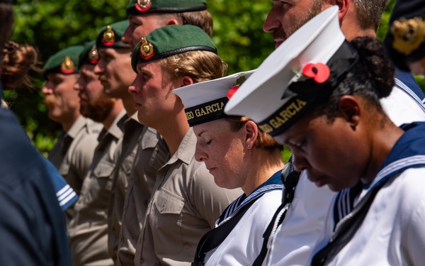 British Royal Forces Diego Garcia and NSF Diego Garcia hold Remembrance Day ceremony