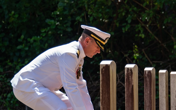 British Royal Forces Diego Garcia and NSF Diego Garcia hold Remembrance Day ceremony