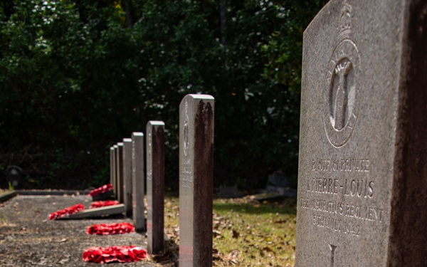 British Royal Forces Diego Garcia and NSF Diego Garcia hold Remembrance Day ceremony