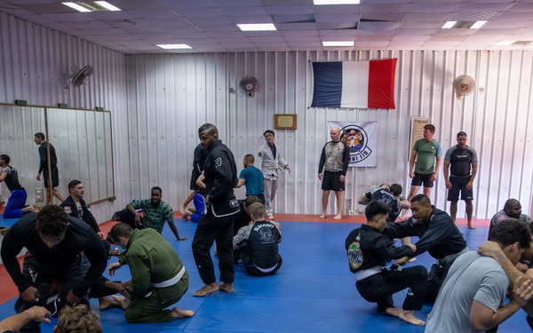 Brazilian Jiu-Jitsu training with CJTF-HOA and French Partners