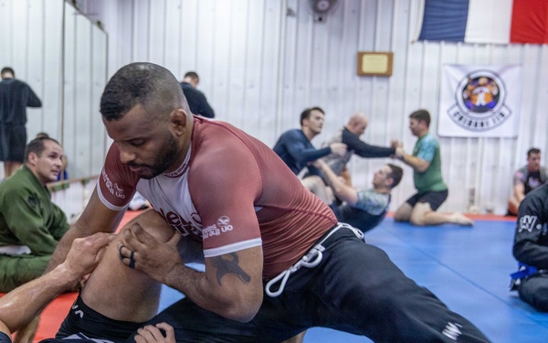 Brazilian Jiu-Jitsu training with CJTF-HOA and French Partners