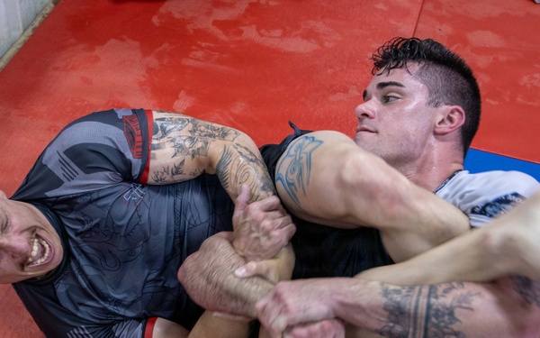 Brazilian Jiu-Jitsu training with CJTF-HOA and French Partners