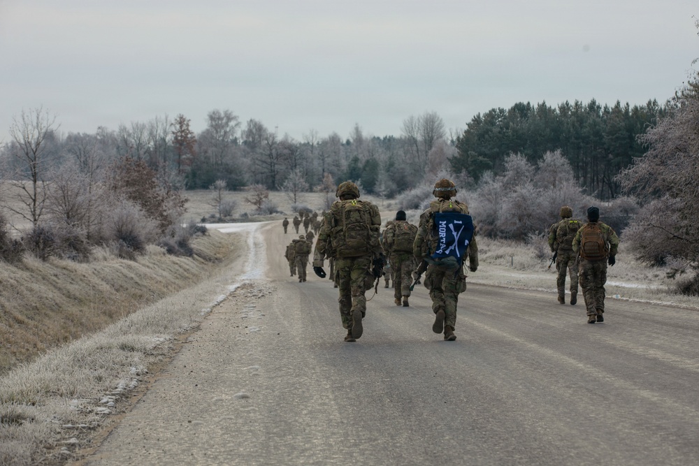 2CR E3B 12-Mile Ruck March