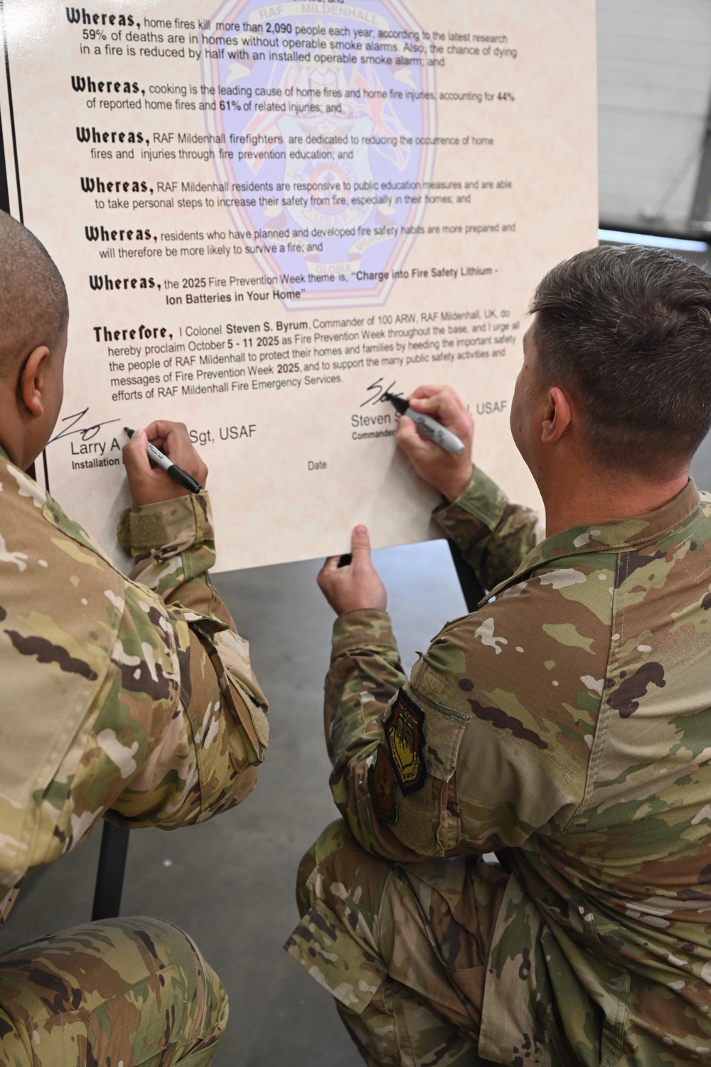 Proclamation signing kicks off Fire Prevention Week 2025