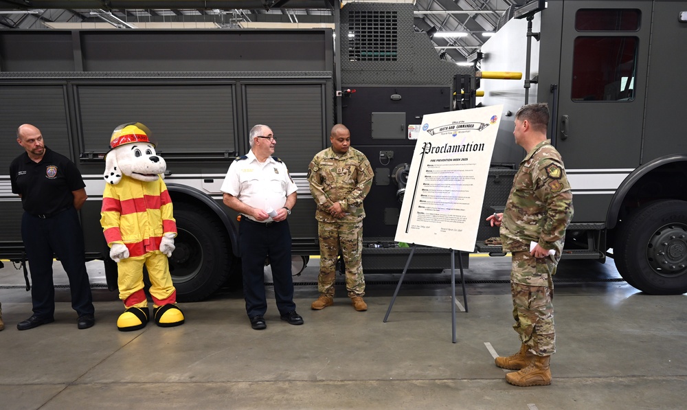 Proclamation signing kicks off Fire Prevention Week 2025