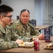 Command chief connects with Airman during table talk