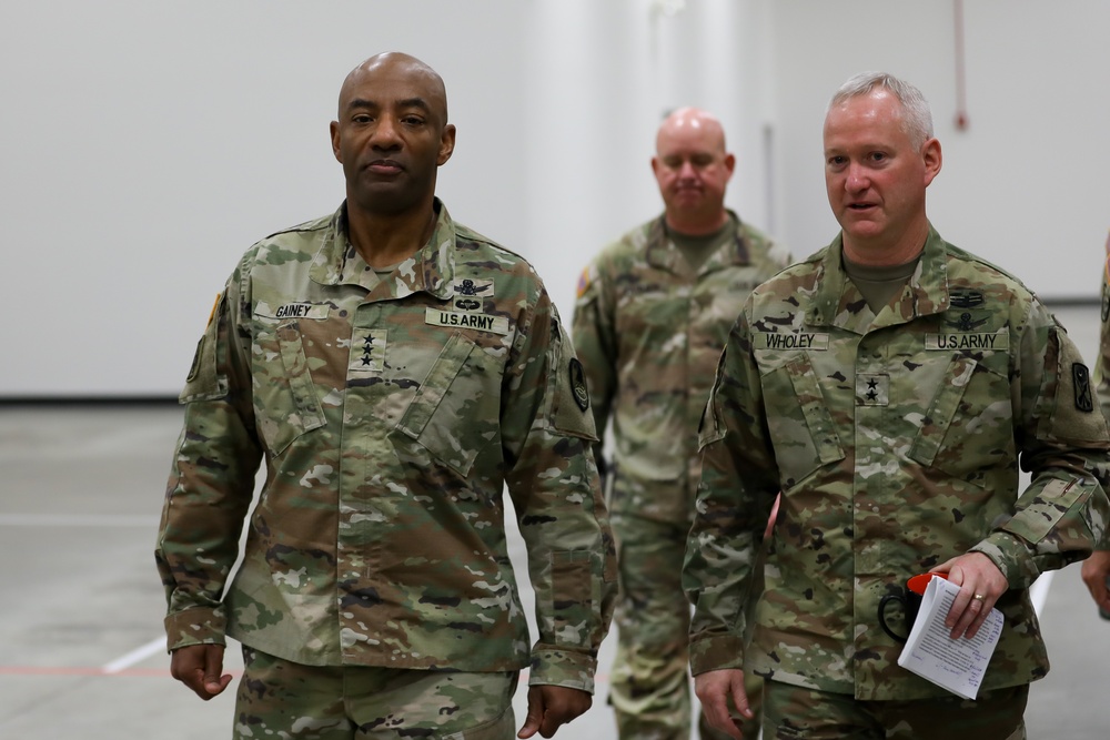Lt. Gen. Sean A. Gainey Visits 263rd Army Air Defense Command