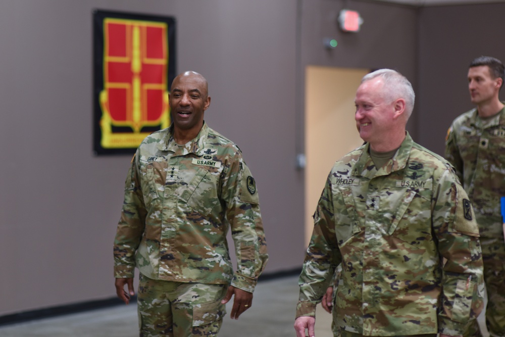 Lt. Gen. Sean A. Gainey Visits 263rd Army Air Defense Command