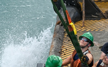 Coast Guard Cutter Sycamore Crew Conducts Post-Storm Buoy Maintenance Near Guantanamo Bay