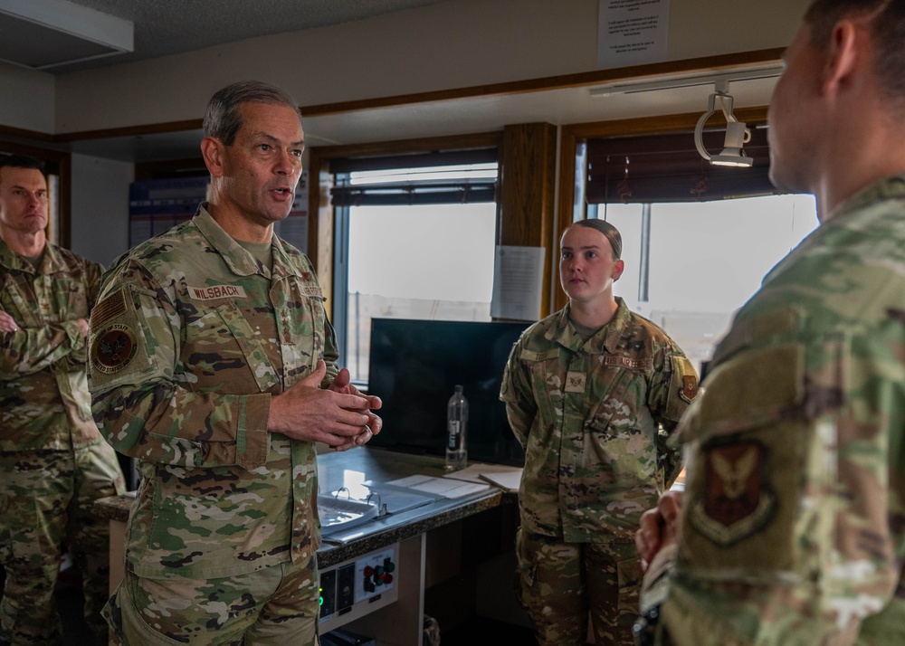 CSAF Visits F.E. Warren AFB