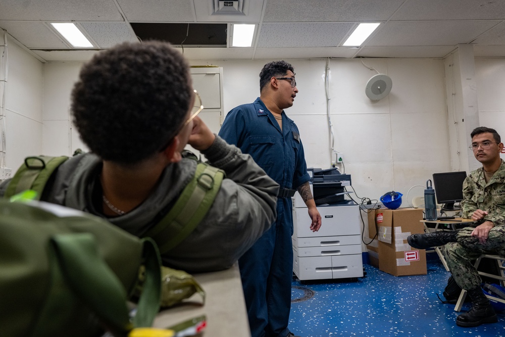 USS America (LHA 6) Conducts Tactical Casualty Combat Care (TCCC) Course