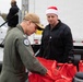 Sailors distribute meals for thanksgiving
