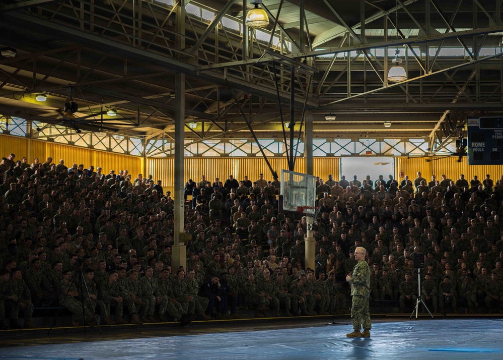CNO Conducts All Hands Call at JBPHH