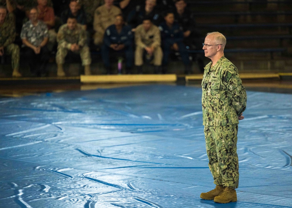 CNO Conducts All Hands Call at JBPHH