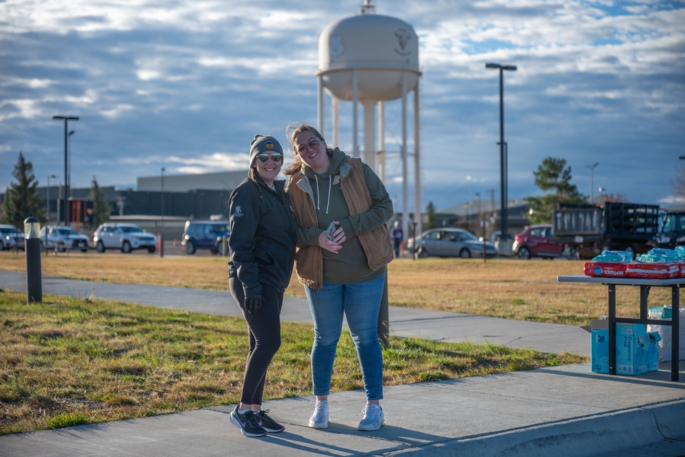 Malmstrom private organizations host drive-thru food pantry following government shutdown