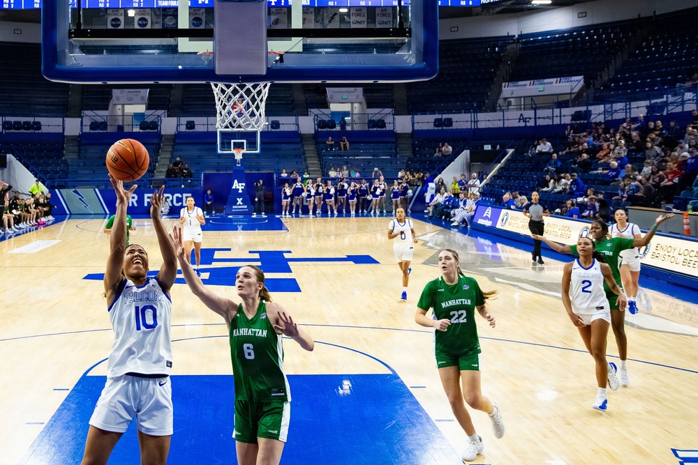 USAFA Women's Basketball vs Manhattan 2025