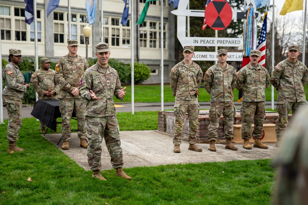 7th Infantry Division Military Intelligence Soldier of the Year: Winner Ceremony
