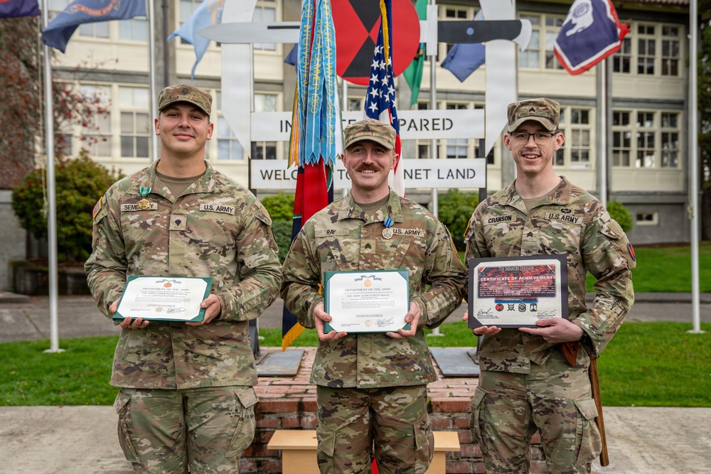 7th Infantry Division Military Intelligence Soldier of the Year: Winner Ceremony