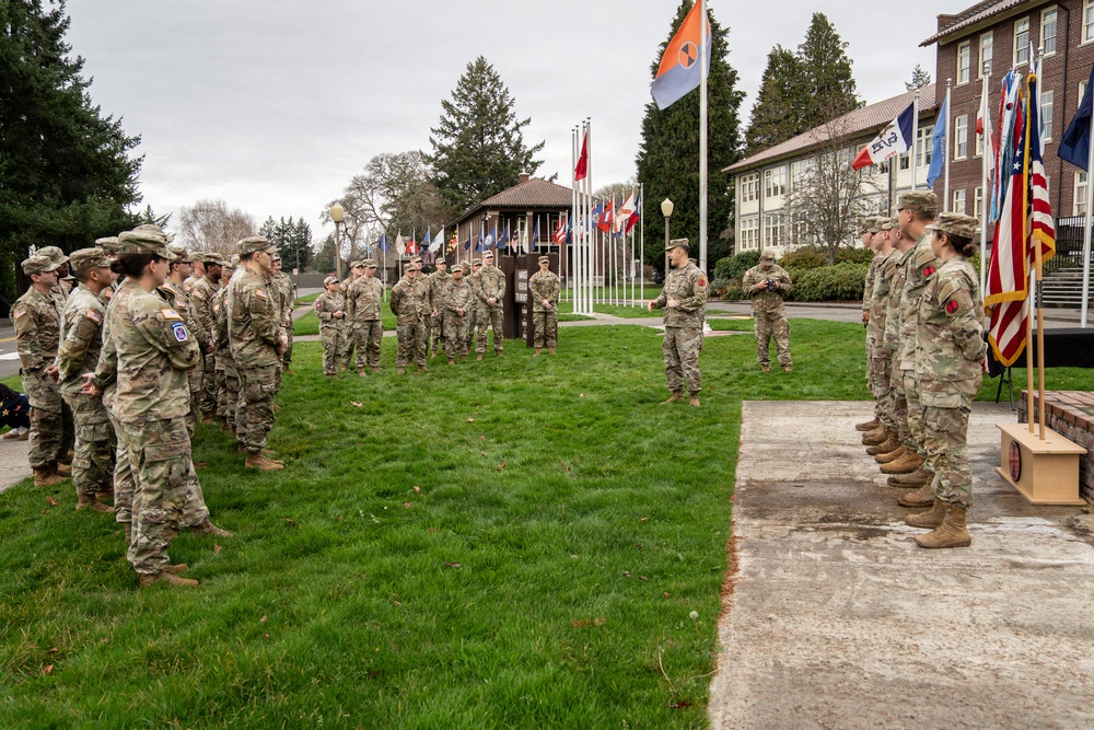 7th Infantry Division Military Intelligence Soldier of the Year: Winner Ceremony