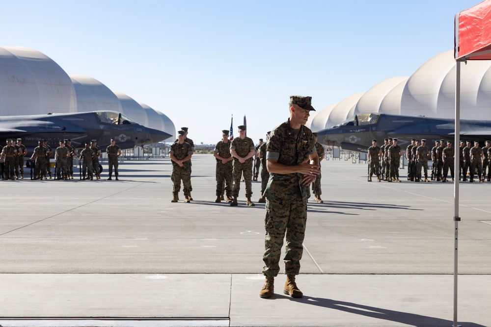 Marine Fighter Attack Squadron 214 Change of Command Ceremony