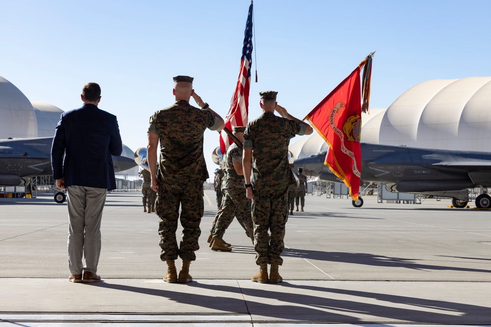 Marine Fighter Attack Squadron 214 Change of Command Ceremony