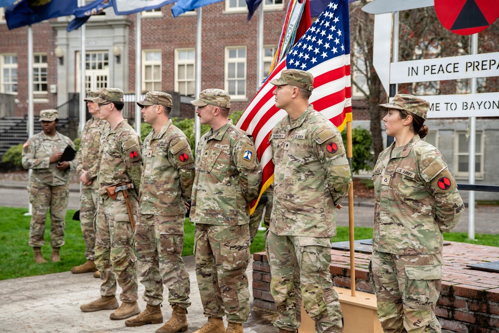 7th Infantry Division Military Intelligence Soldier of the Year: Winner Ceremony