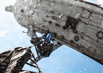 EODMU-11 Conducts Helicopter Casting Training