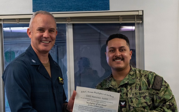 USS John C. Stennis Warfighter of the Week