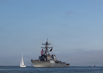 USS Curtis Wilbur returns to San Diego