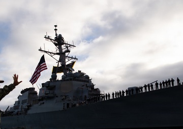 USS Curtis Wilbur returns to San Diego