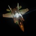 F-35 Lightning II aircraft fly nighttime mission over CENTCOM AOR